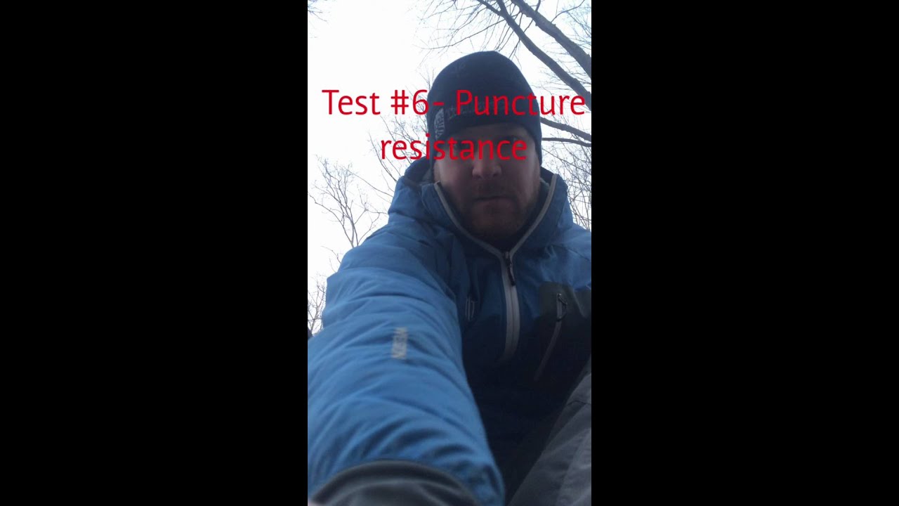 Hyperlite Mountain Gear Dyneema fabric sample test