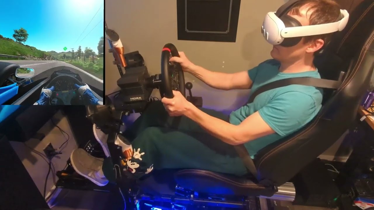 Vintage Formula 1, Sim Racing, Motion Platform, VR Quest 3, DOF Reality