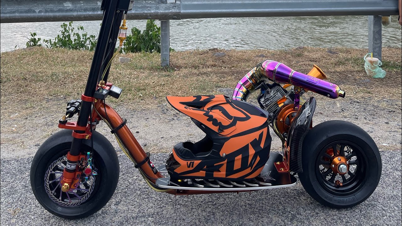 Goped Scooter Premium Thailand 63cc Ride At Pantai Penunjuk Kijal QueSamurai29