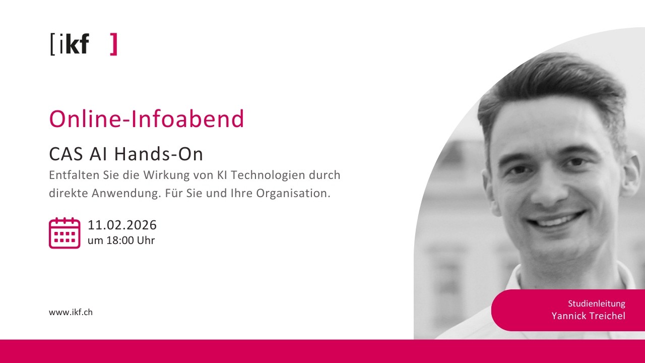 Infoabend zum CAS AI Hands-On vom 11.02.2026