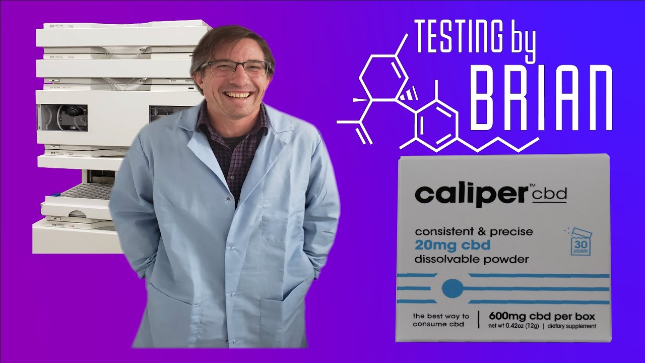 Dissolvable CBD food additive by caliper reviewed by Testing by Brian (TbB).