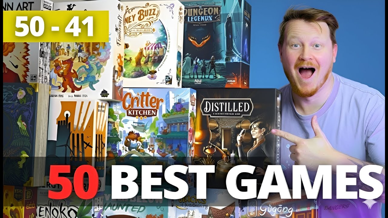 Top 50 Modern Board Games You Must Play (2025 Edition) - 50-41