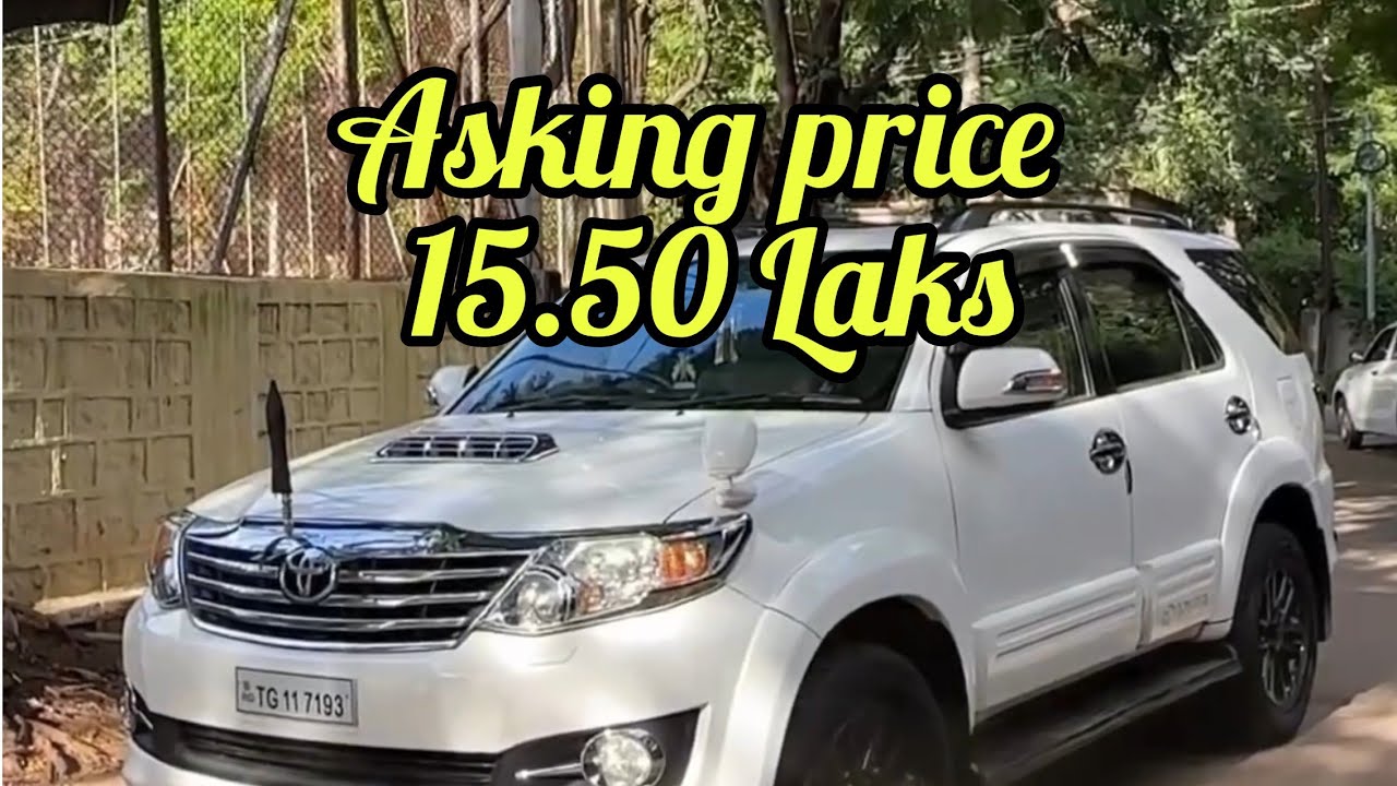 Call 8686518786, 9700511592- Model- 2014 Toyota Fortuner 3.0 4x2 MT (Manual)- 142,000 km 