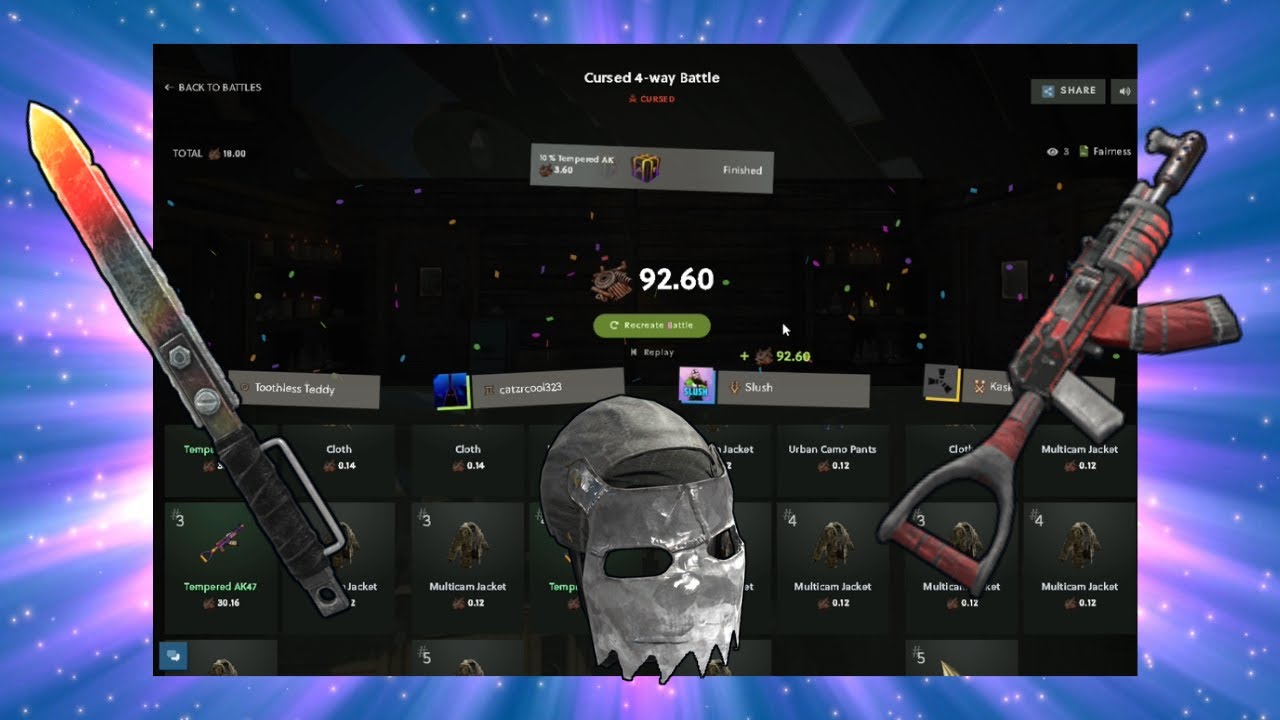 Free bandit Camp Rewards turn in to Wins!