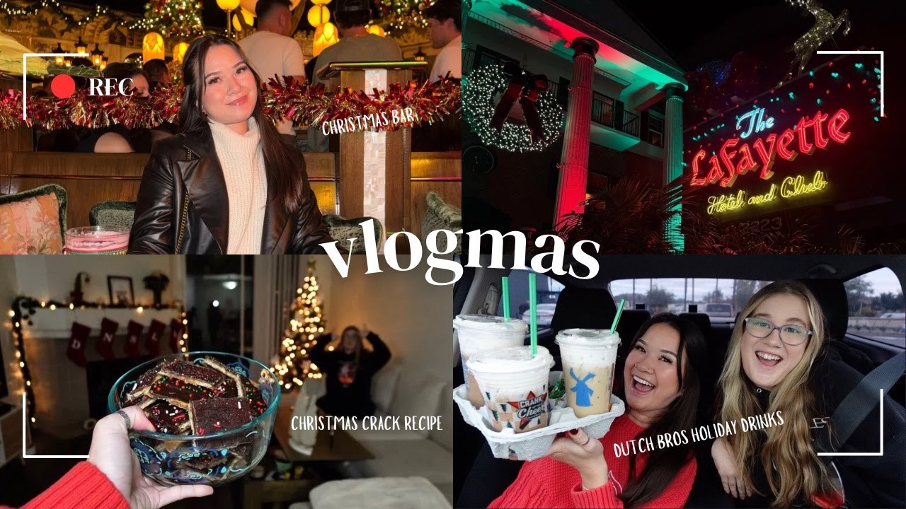 ВЛОГМАС 🎄 | Пробую праздничные напитки, рождественский рецепт коктейля "Christmas Crack" и рождес...