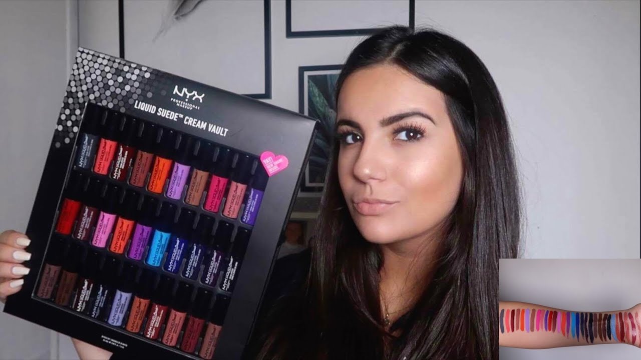 NEW NYX Liquid Suede Cream Vault Lipsticks Swatches | Nicole Corrales