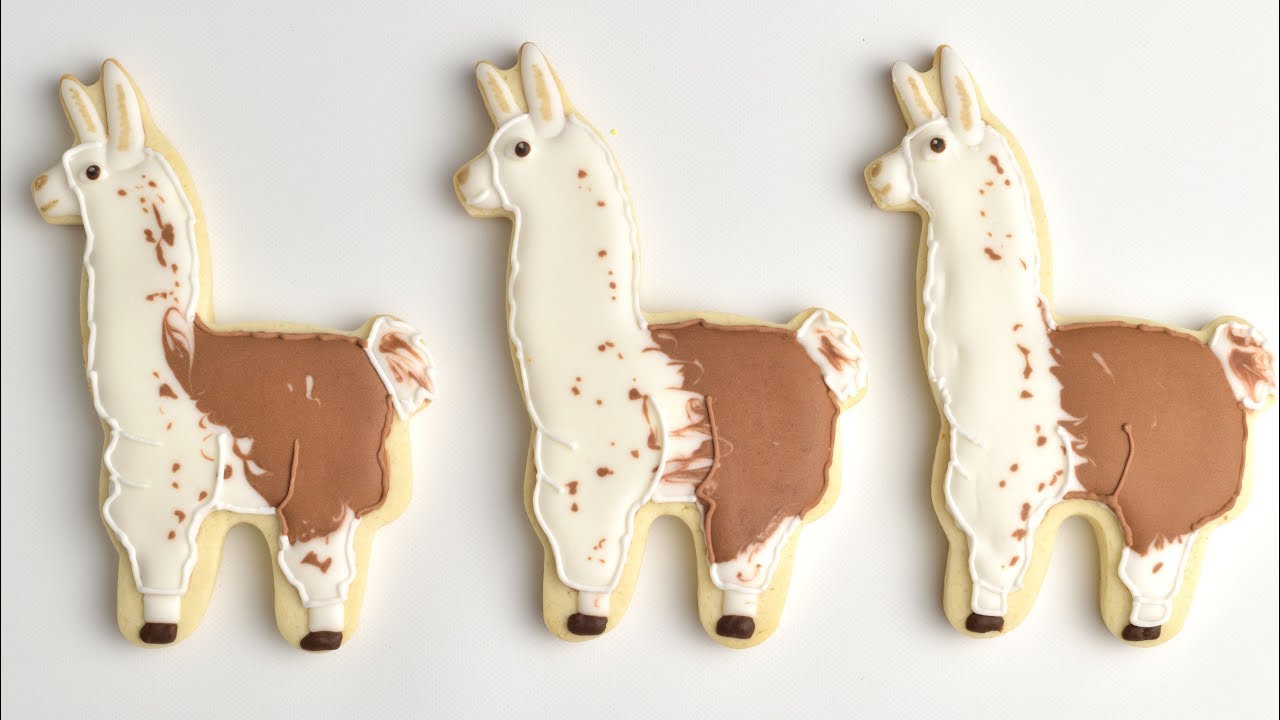 LLAMA AND DONKEY FARM ANIMAL COOKIES by HANIELA'S