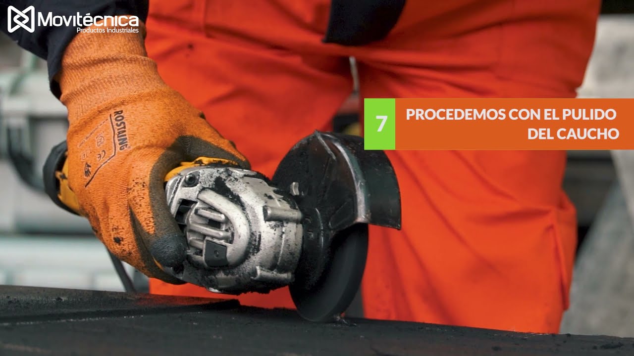Proceso de vulcanizado de Faja Transportadora | Movitécnica