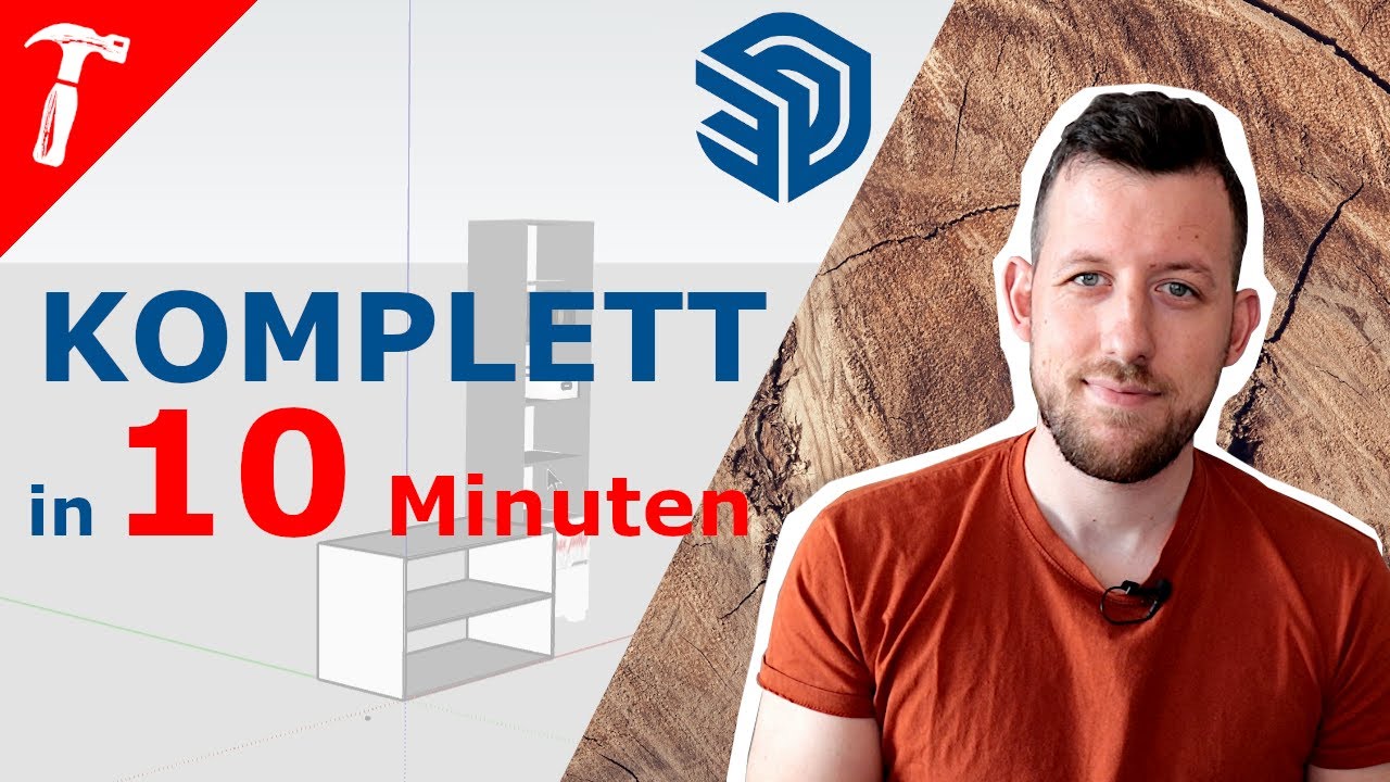 Crashkurs: Sketchup FREE 10 Minuten (Komplett)
