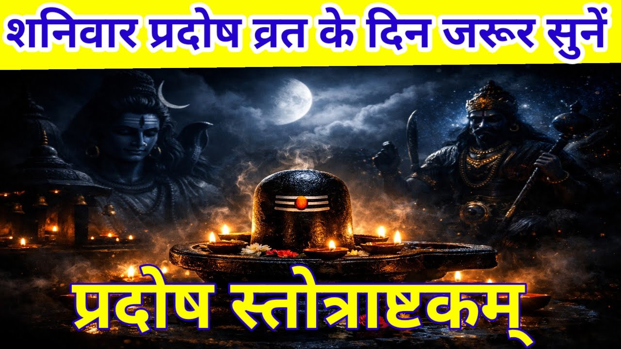 शनि प्रदोष व्रत के दिन जरूर सुनें | प्रदोषस्तोत्राष्टकम्‌ | Shani Pradosh Pradhosha Stotrashtakam |