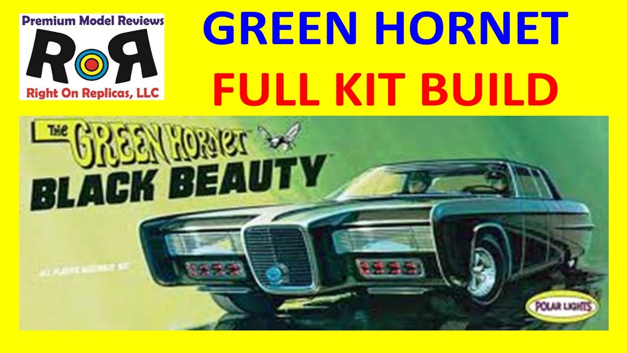 Green Hornet's Black Beauty 1:32 Scale Polar Lights 876 -Model Kit Full Build