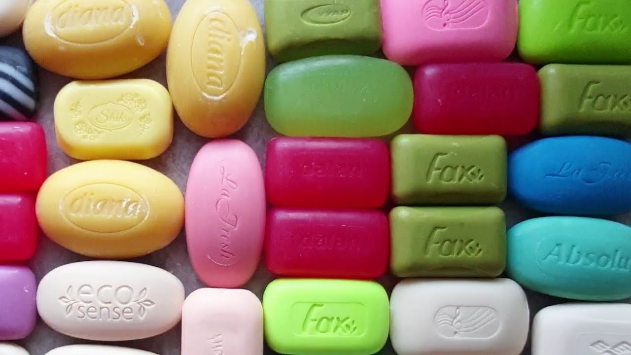 ★ASMR SOAP★Compilation set★Crushing soap★Cutting soap cubes★FOAM&GLITTER&STARCH★