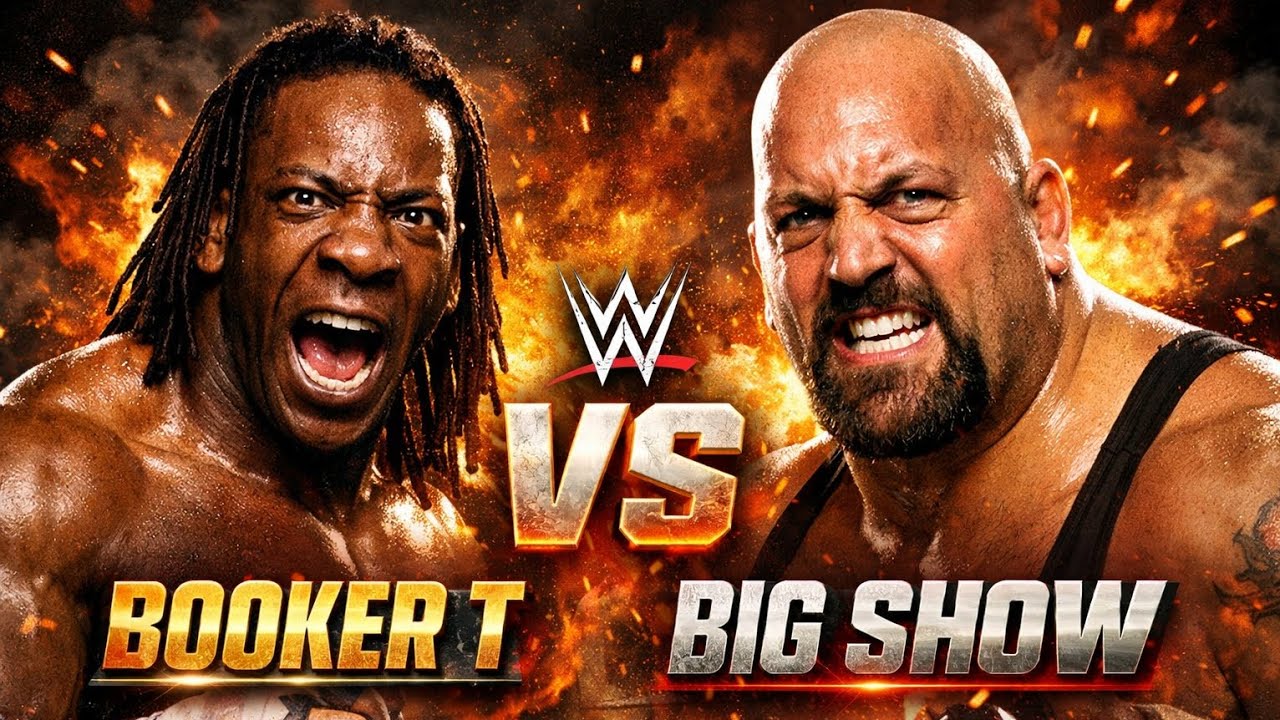 Booker T vs Big Show – Heavyweight Collision (Full Match) #wrestlinggames #wwe #trending #viral 