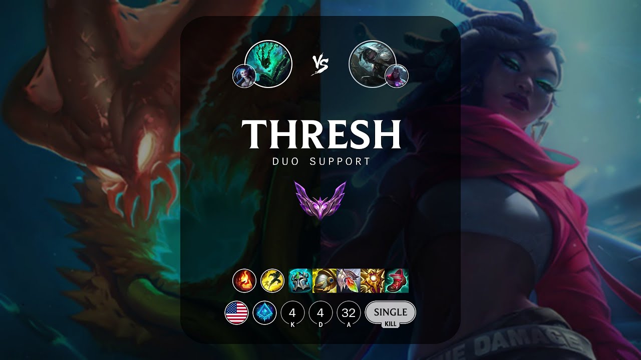 Thresh Support vs Senna - NA Master Patch 13.9