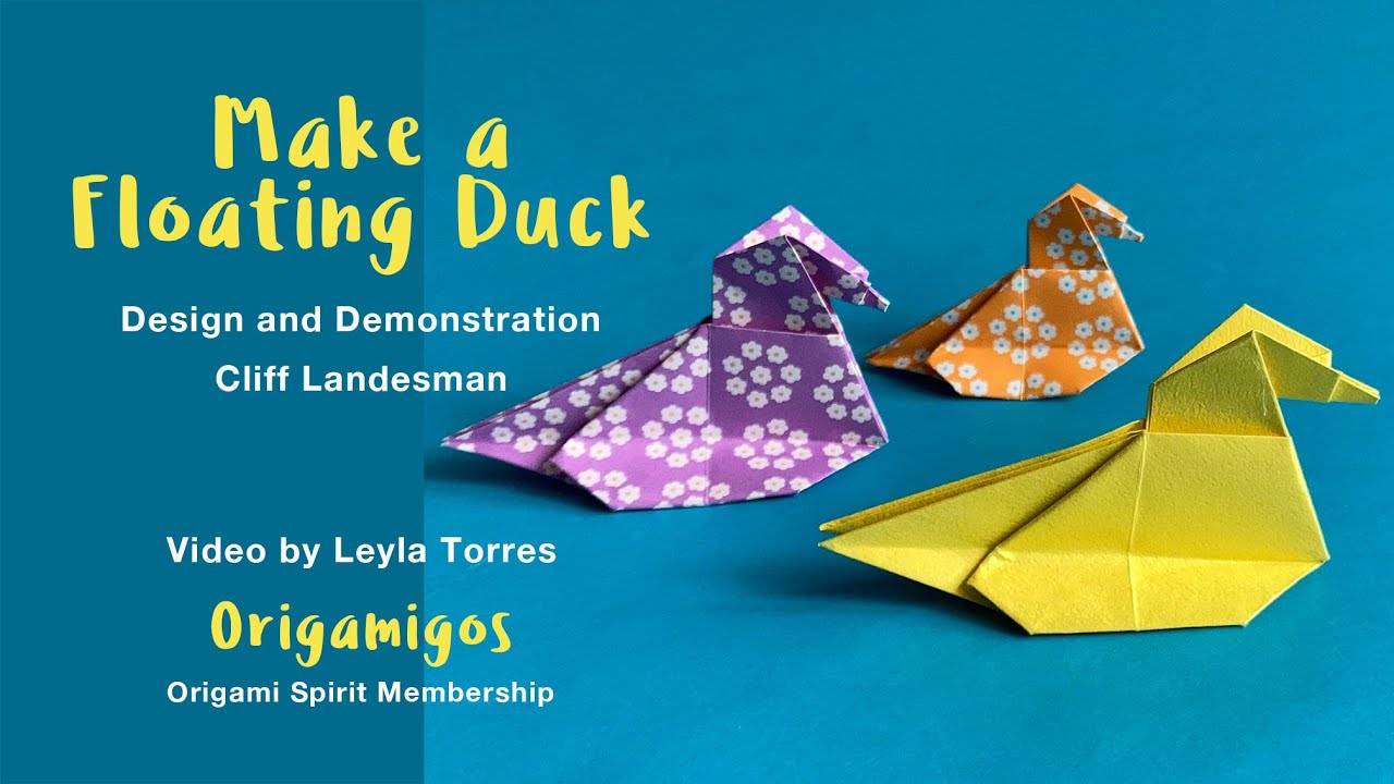 Origami Floating Duck