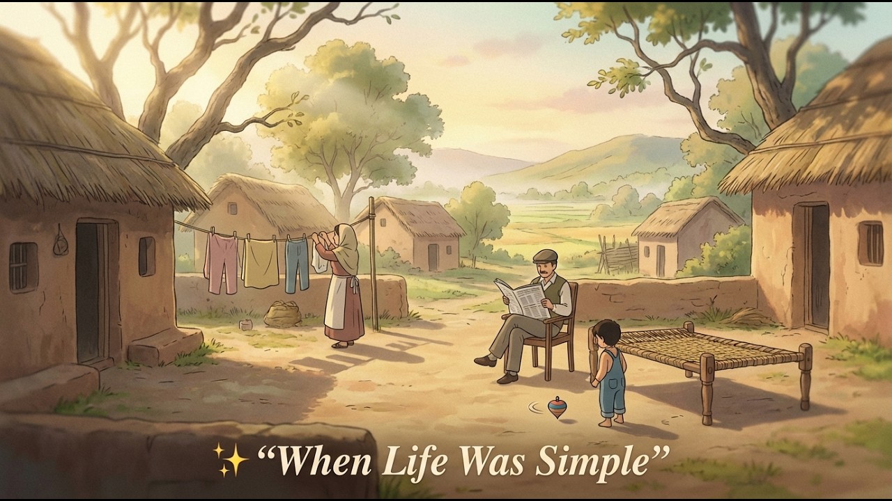 A Day in the 1990s… When Life Was Simple | Heartwarming Nostalgia Animation A Peaceful day