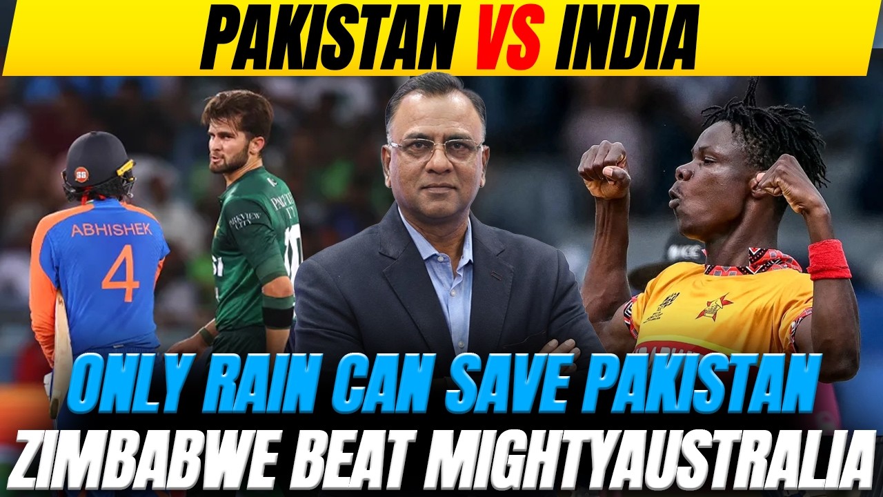 Only Rain Can Save Pakistan | Zimbabwe Beat MightyAustralia | Basit Ali