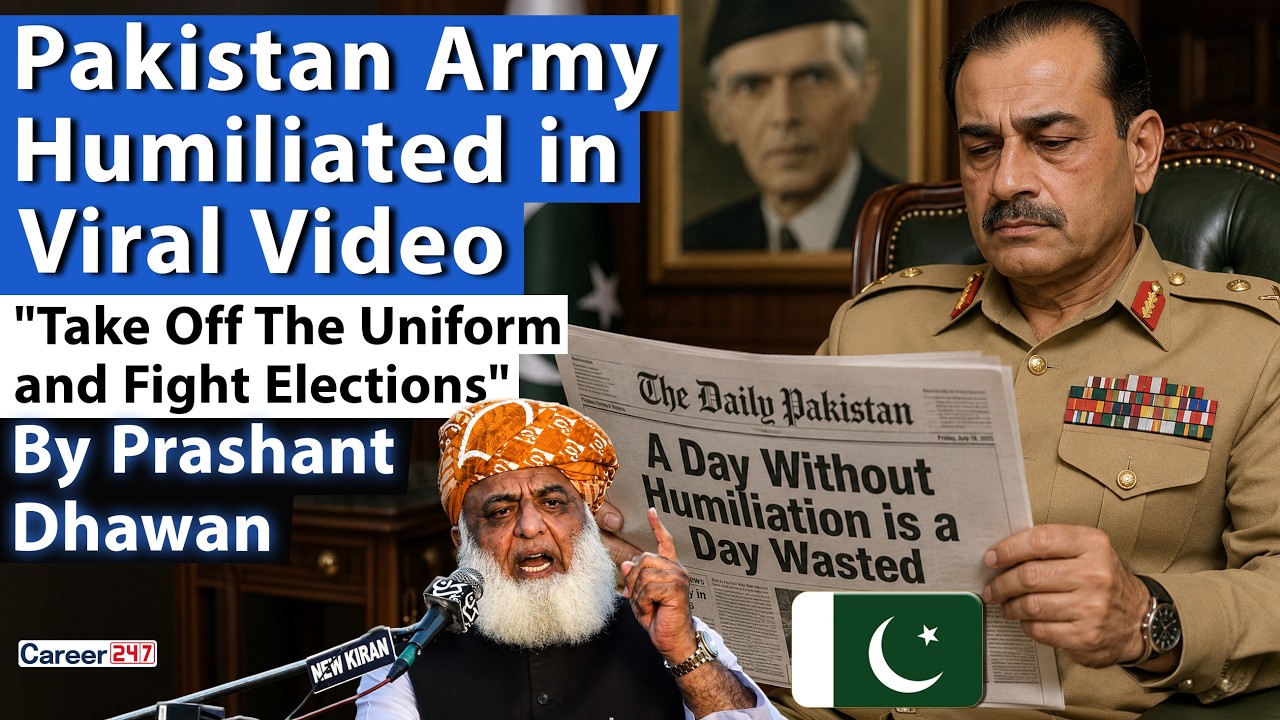 PAKISTAN ARMY HUMILIATED IN VIRAL VIDEO | Take Off The Uniform and Fight Elections