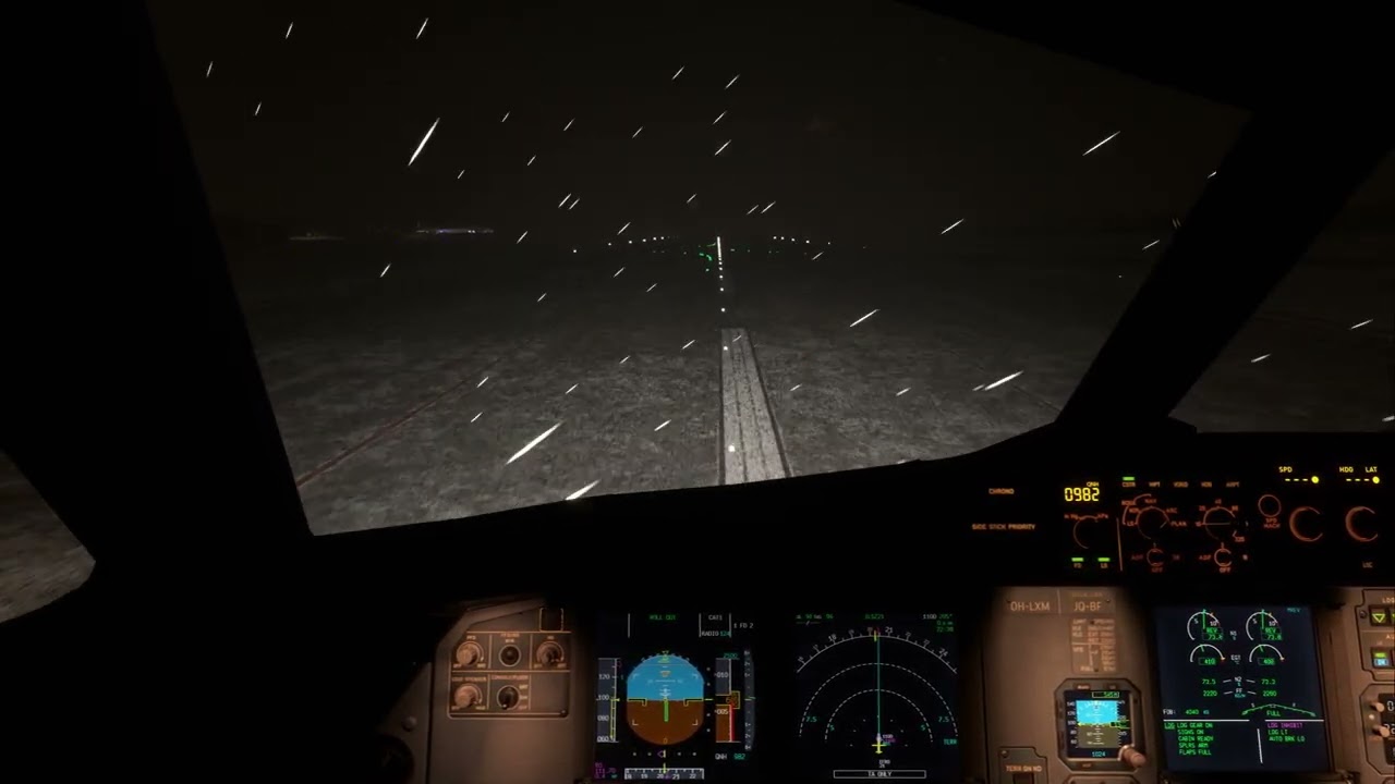 Fenix A320 - CAT2 ILS approach at EFRO/Rovaniemi