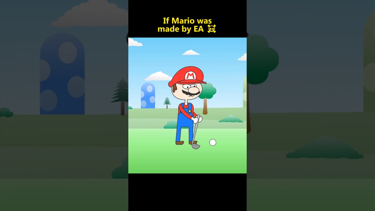 Mario, But Made by EA #mario #shorts #animation
