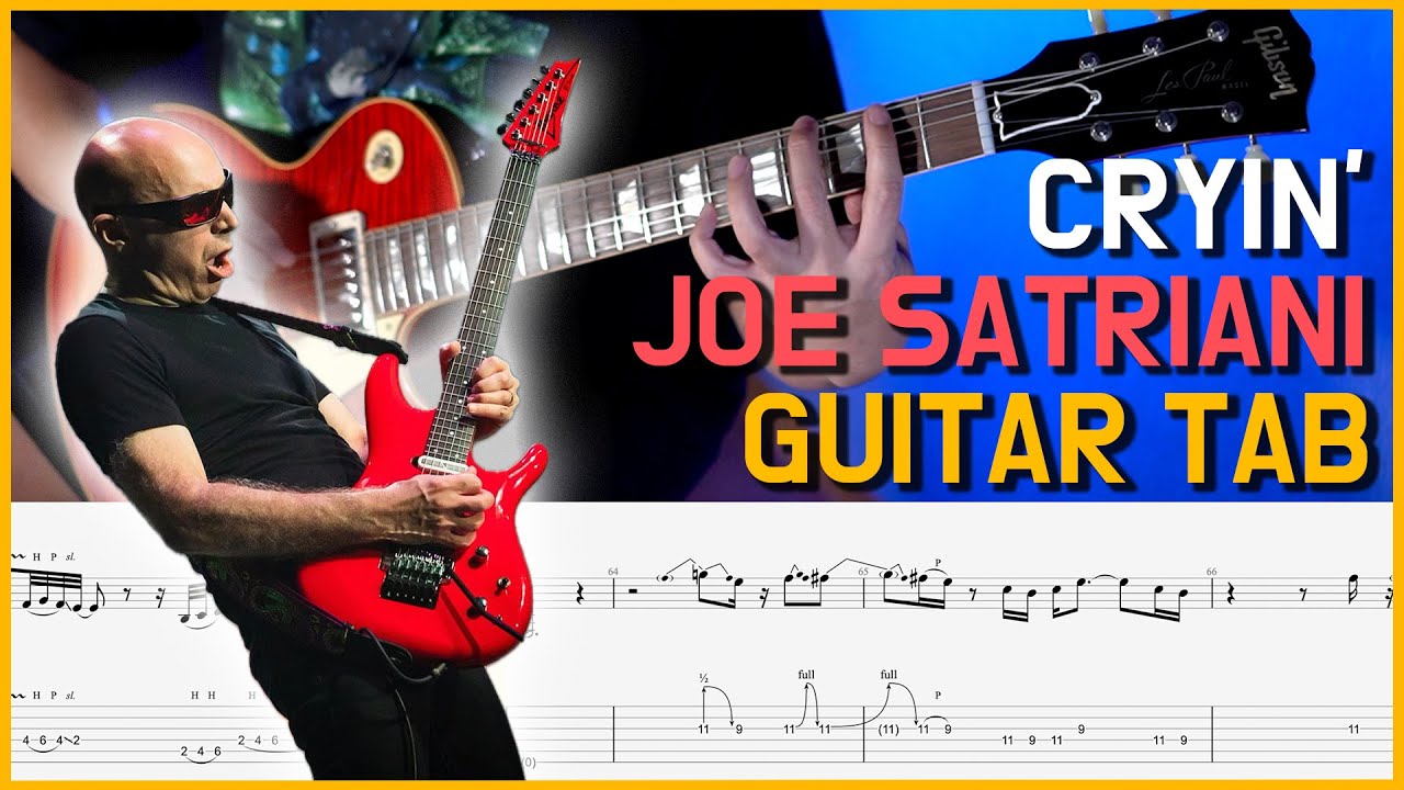 Joe Satriani - Cryin' Guitar Cover with TAB
