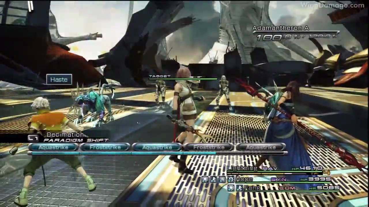 Final Fantasy XIII Battle Explanation - WingDamage.com