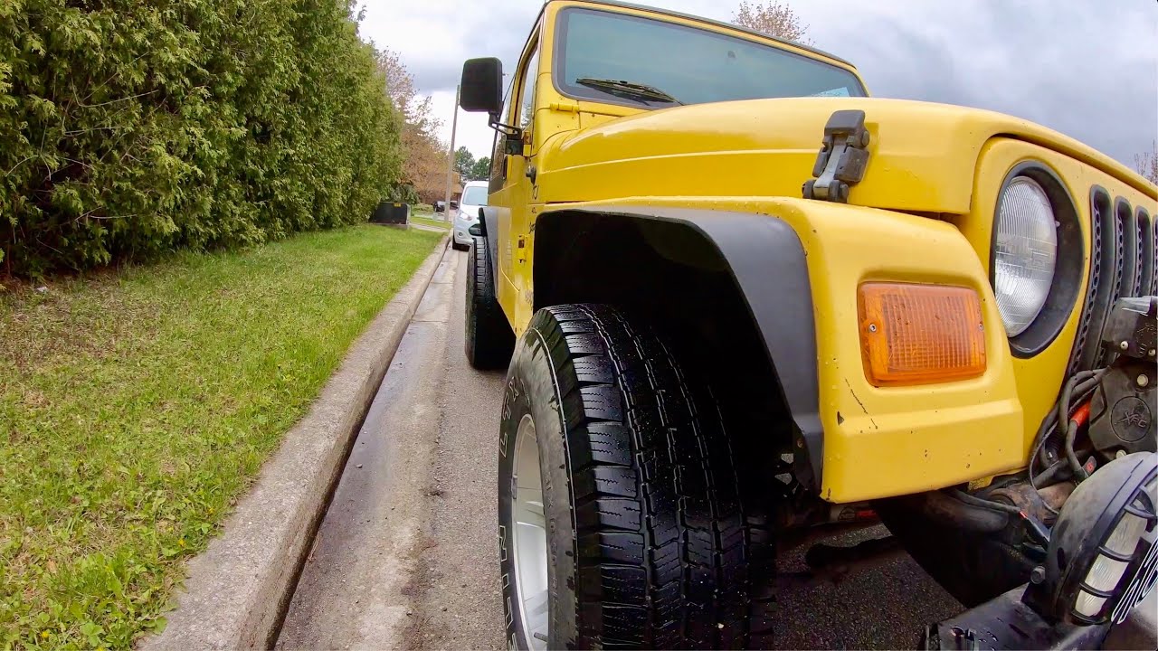 Cutting The Fender Flares On This Jeep TJ To Give It A New Look