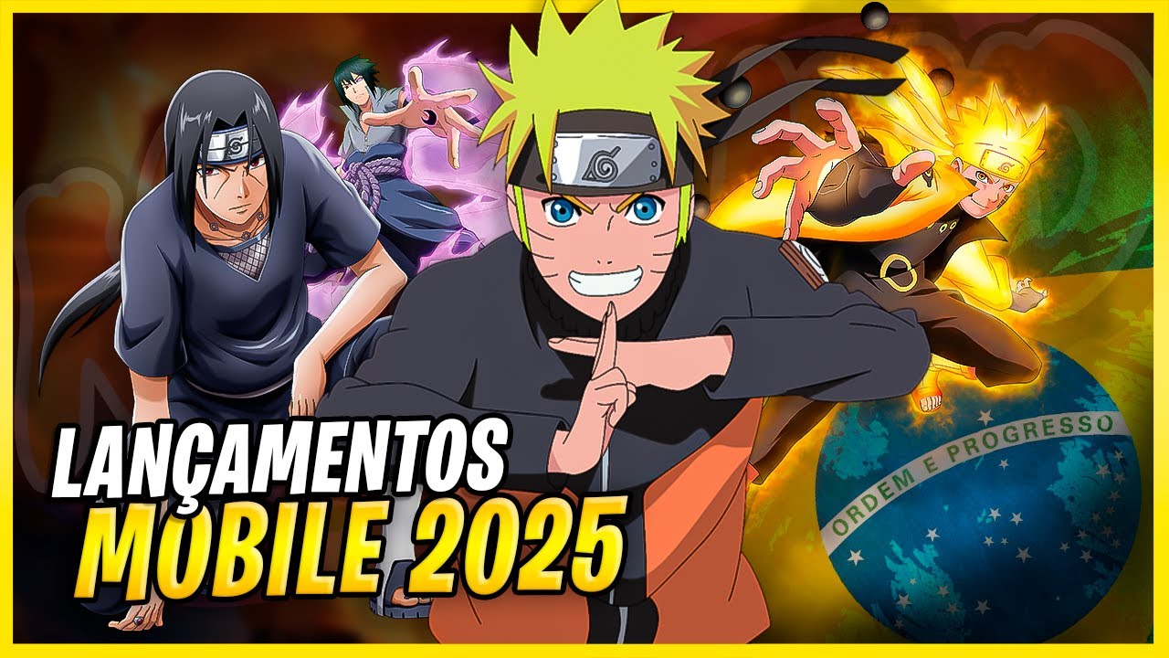 TOP 5 NOVOS GAMES DE NARUTO para CELULAR de 2025