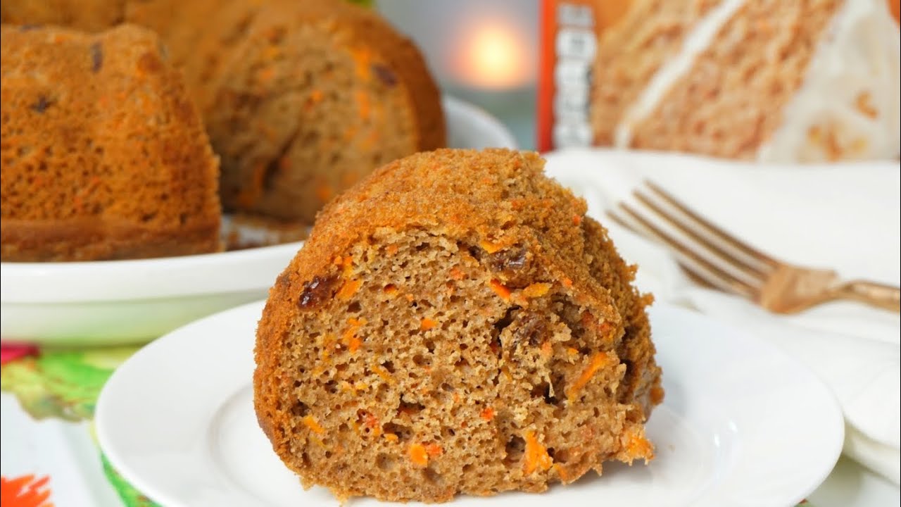 PASTEL DE ZANAHORIA DE CAJITA MODIFICADO Y SIN BATIDORA