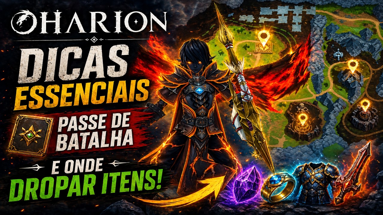 Oharion MMORPG - DICAS ESSENCIAIS PARA INICIANTES!!