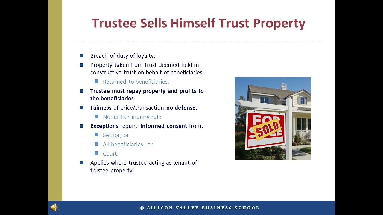 Trustee Self-Dealing: Legal Consequences and Remedies
