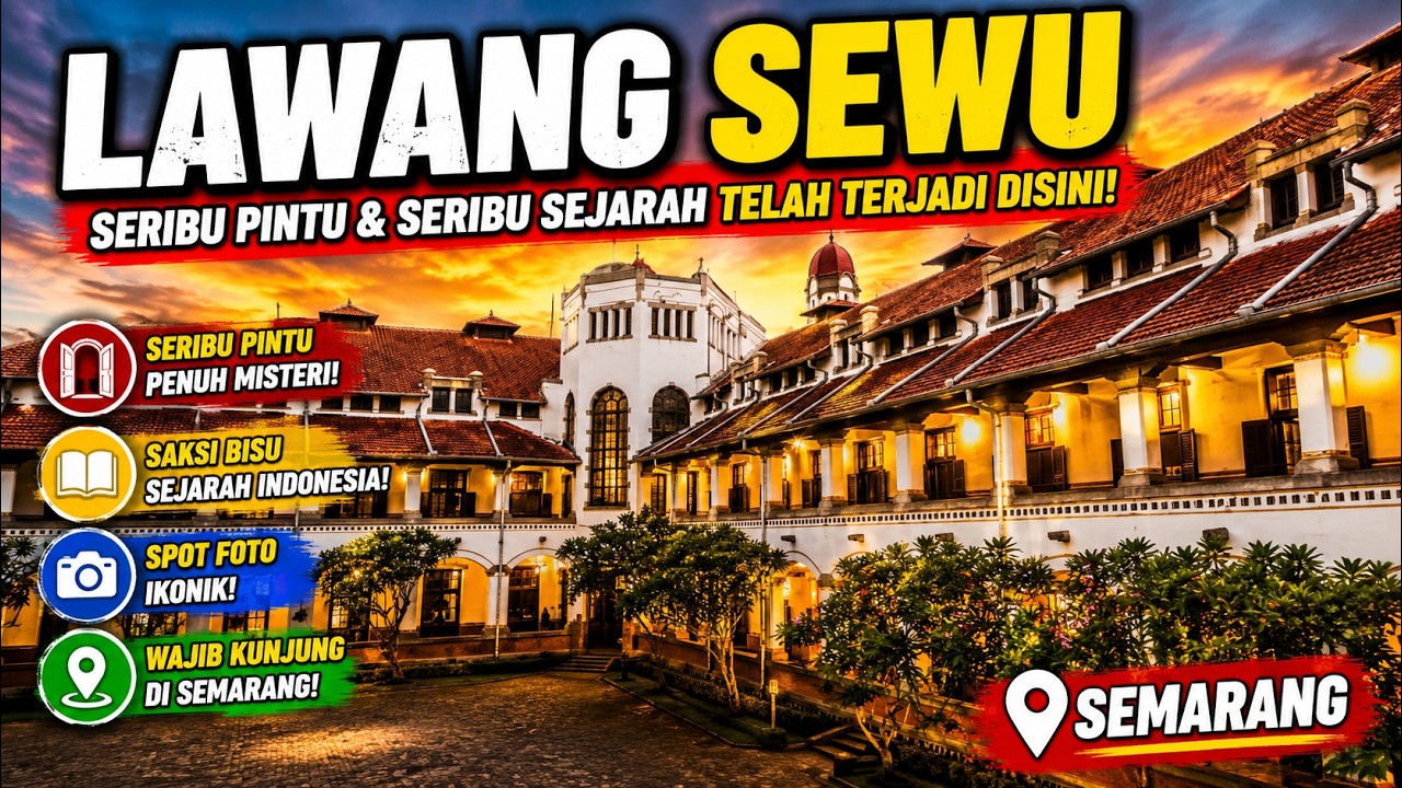 LAWANG SEWU SEMARANG - SEMARANG SERIBU PINTU WISATA WAHANA BARU IMMERSIVE