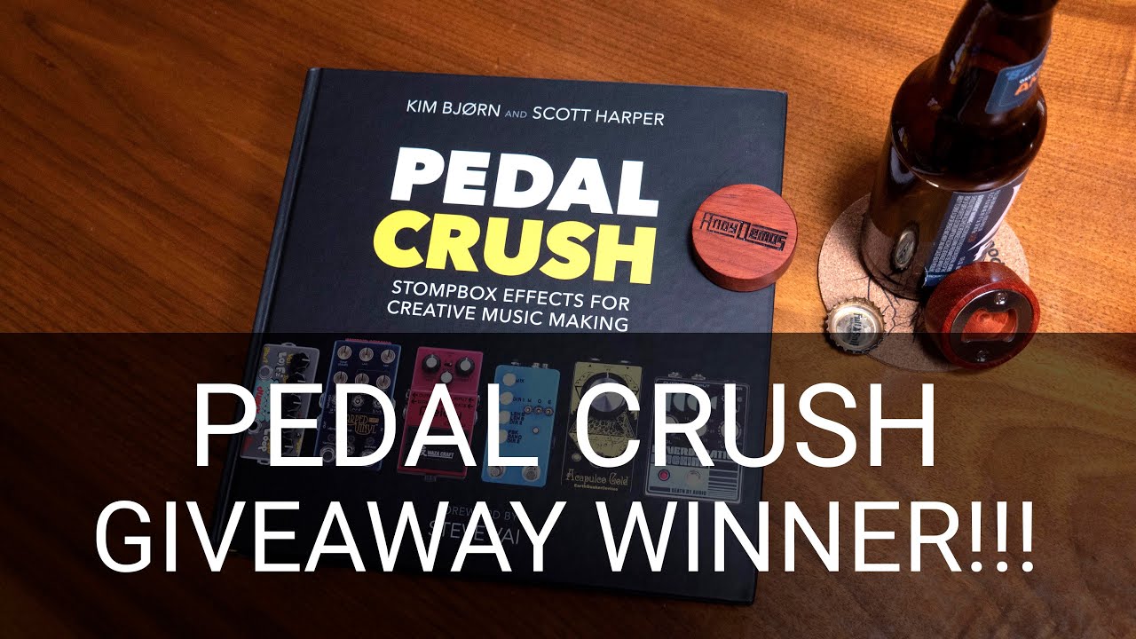 Pedal Crush Book Giveaway Winner!