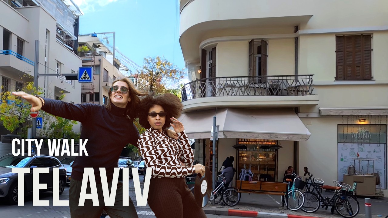 Tel Aviv Walk | Rothschild Boulevard, Shenkin Street & City Life [4K]