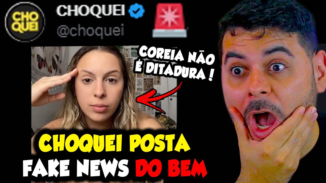 DEPOIS DESSA FAKE NEWS A CHOQUEI VAI PRO BURACO