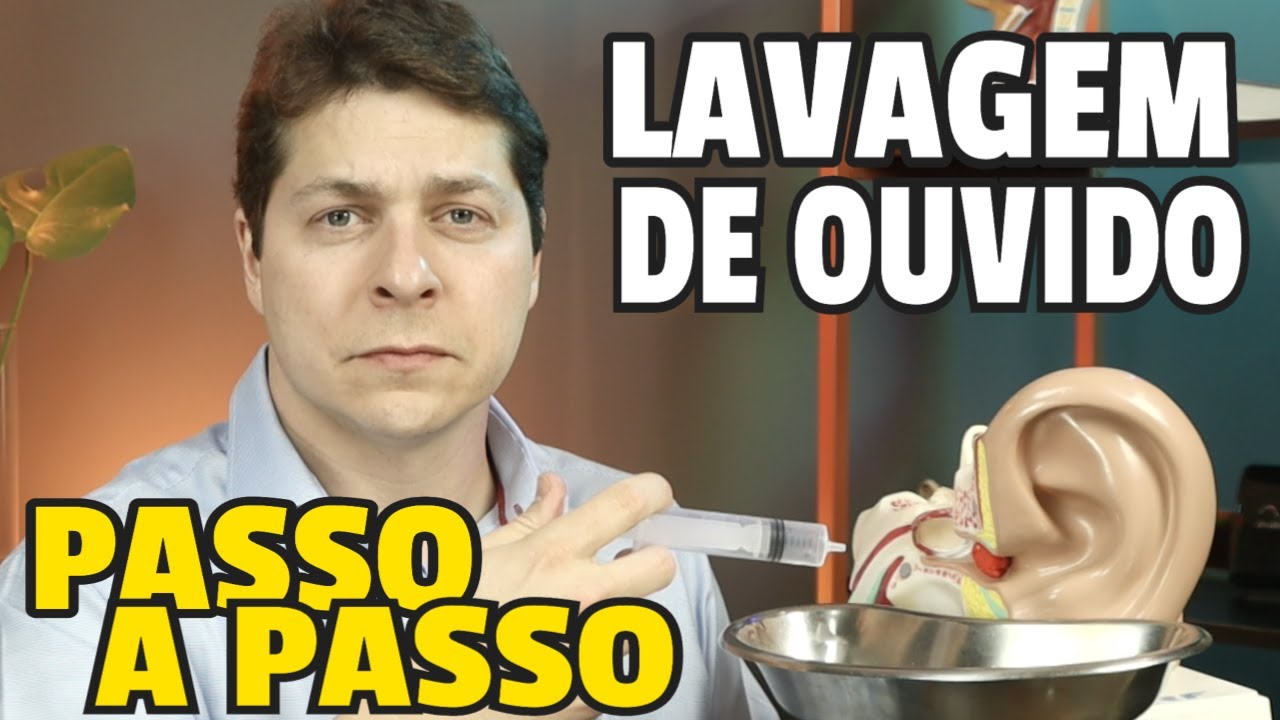 Lavagem de Ouvido - técnica de remoção de cerume impactado - como fazer