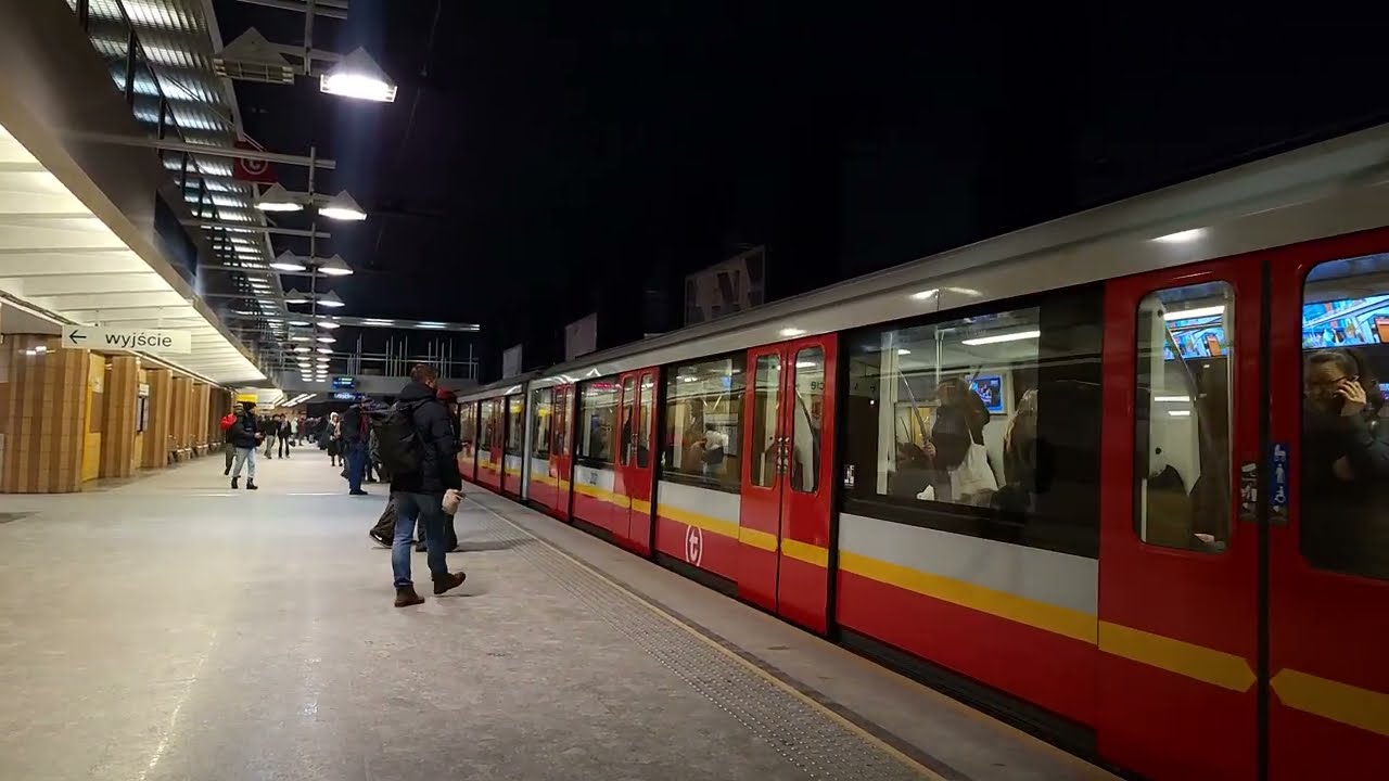 Metro Warszawskie - Alstom Metropolis 98B - potężne RP1 