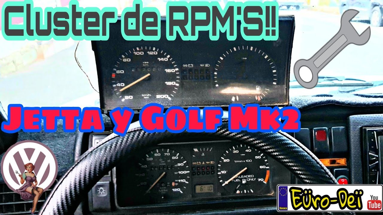 Cluster De RPM'S Jetta, Golf Mk2