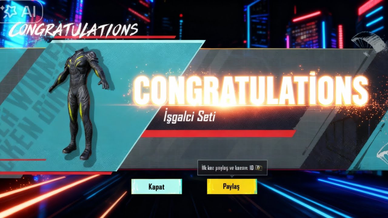 İşgalci seti aldık yeni bir destansı daga #eğlence #pubgmobile 