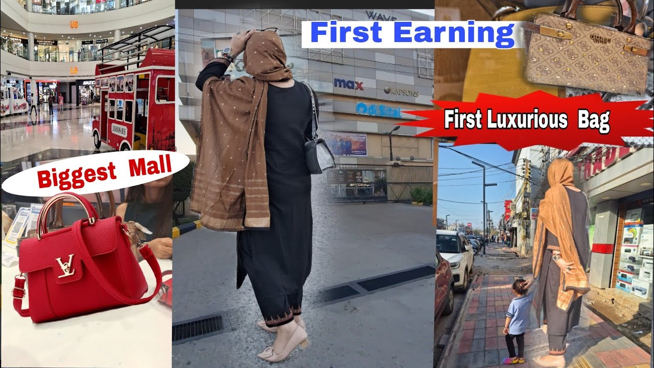 First Luxurious Buy From My Own Earning 🥰|Biggest Mall Of Jammu & Kashmir #shopping #youtube #vlog