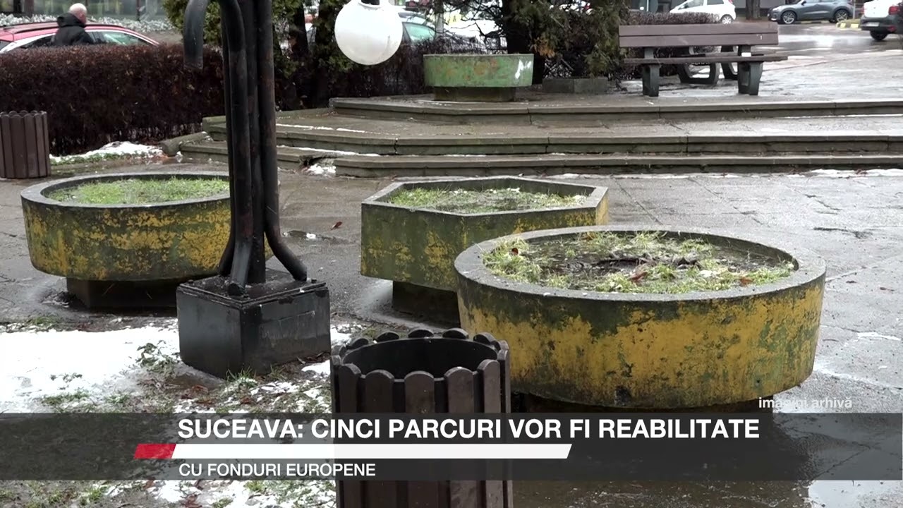 Suceava: cinci parcuri vor fi reabilitate cu fonduri europene
