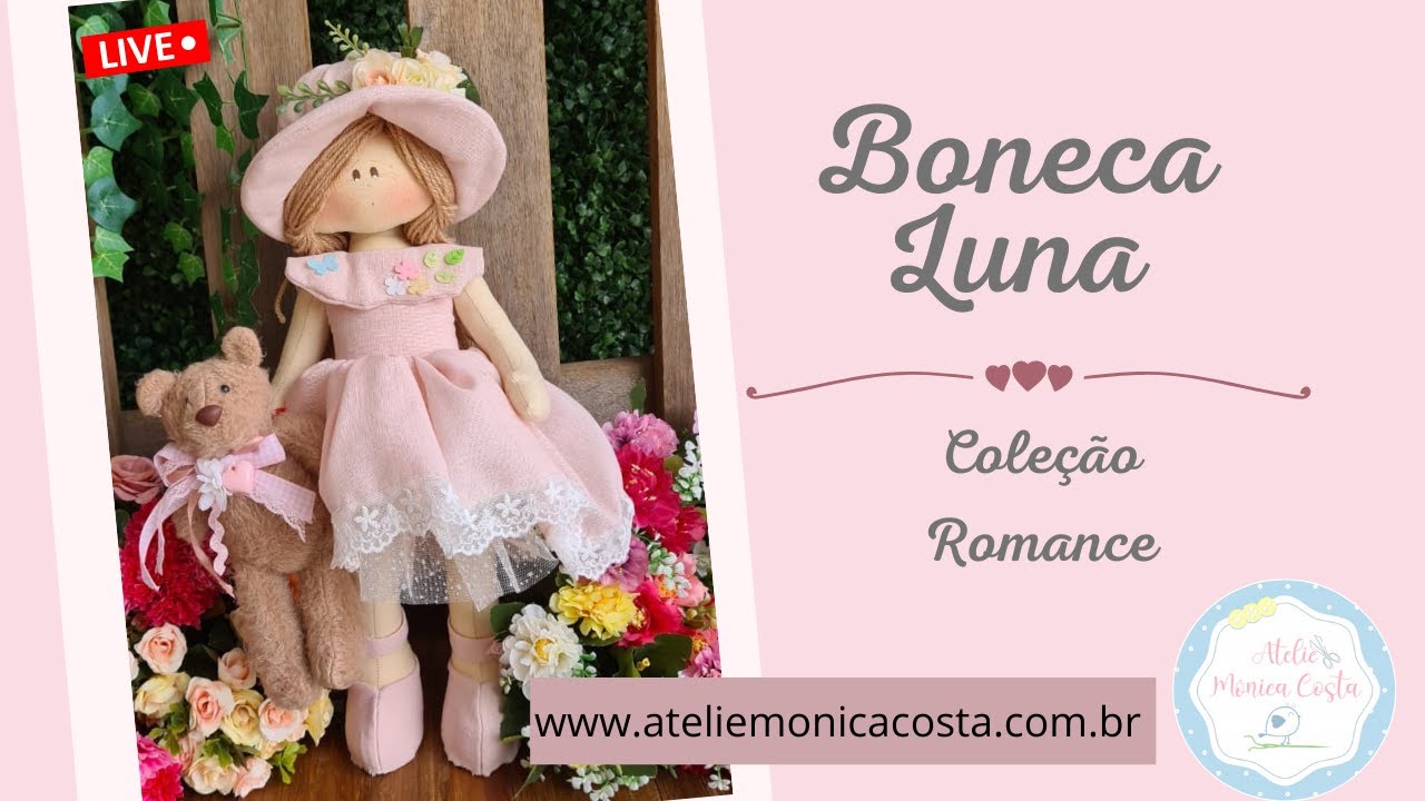 Faça bonecas se divertindo - boneca Luna