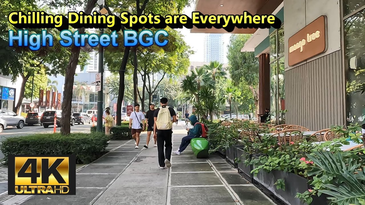 [4K] Awesome Fine Dining Restaurants at High Street BGC Taguig | Days in BGC EP. 9