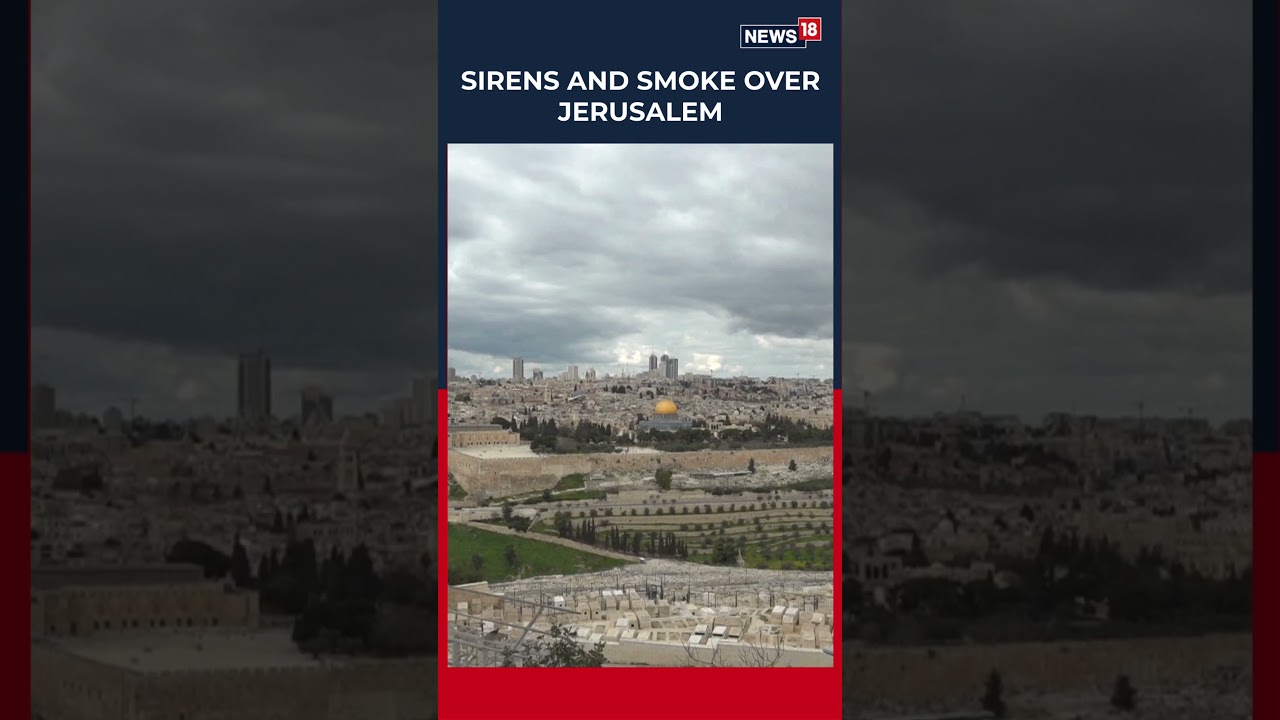 Sirens Echo Across Jerusalem As Smoke Appear In The Sky Following Israeli Strikes On Iran | N18S