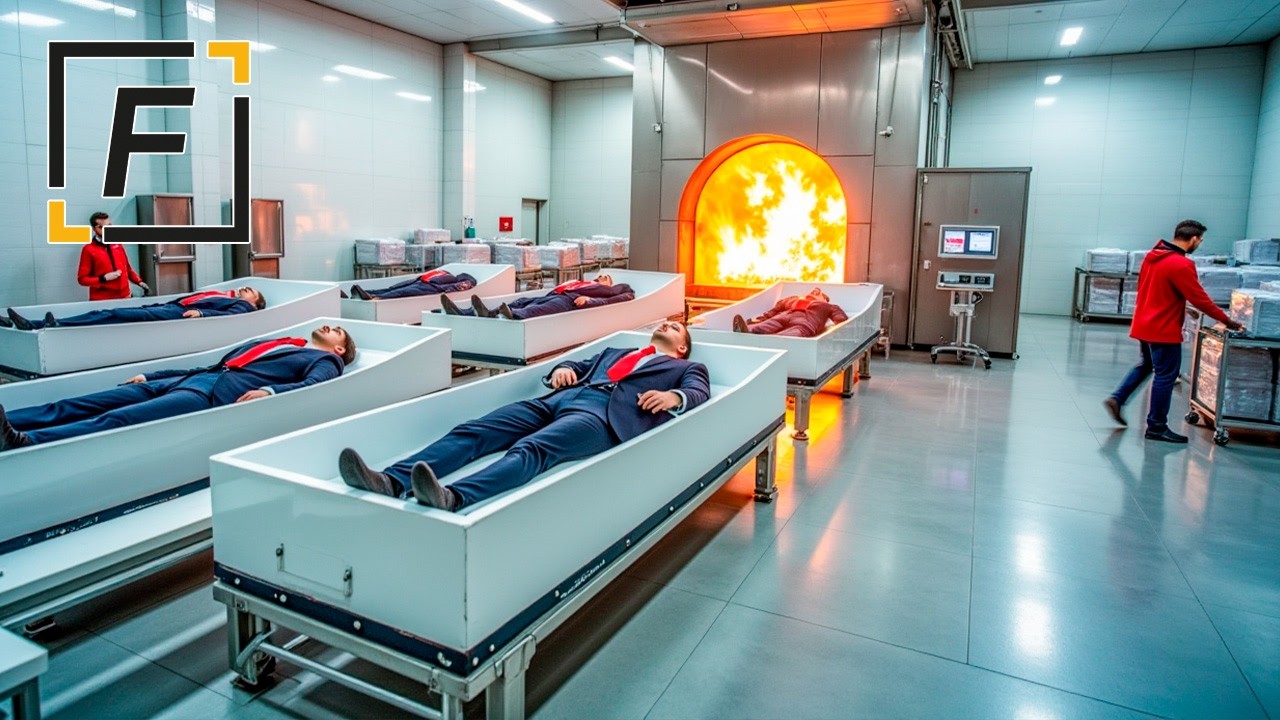 Wie werden jährlich Millionen Körper eingeäschert? Das passiert wirklich im Krematorium!