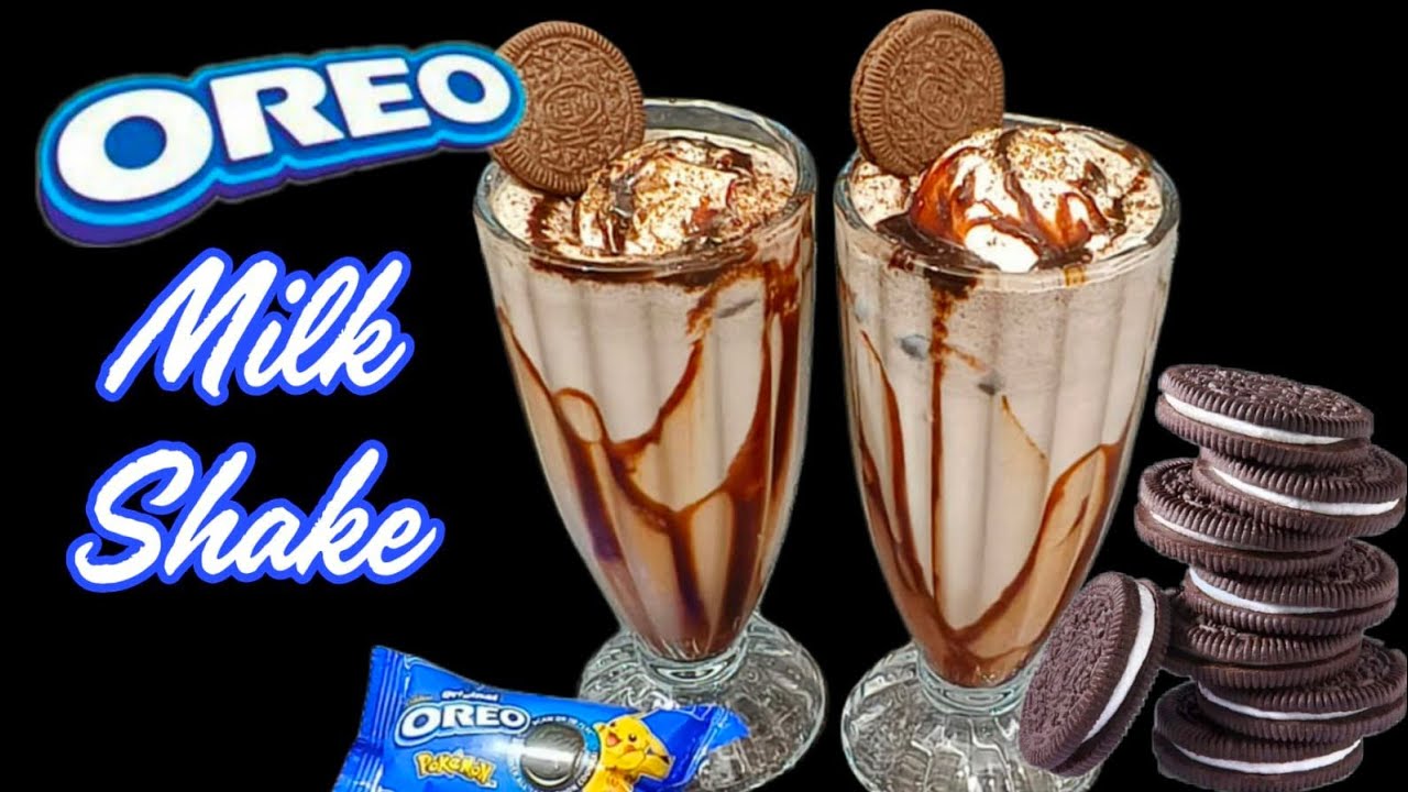 Oreo Milkshake Recipe😃/Thick Creamy Oreo Milkshake/Chocolate Milkshake/Milkshake/Oreo Milkshake