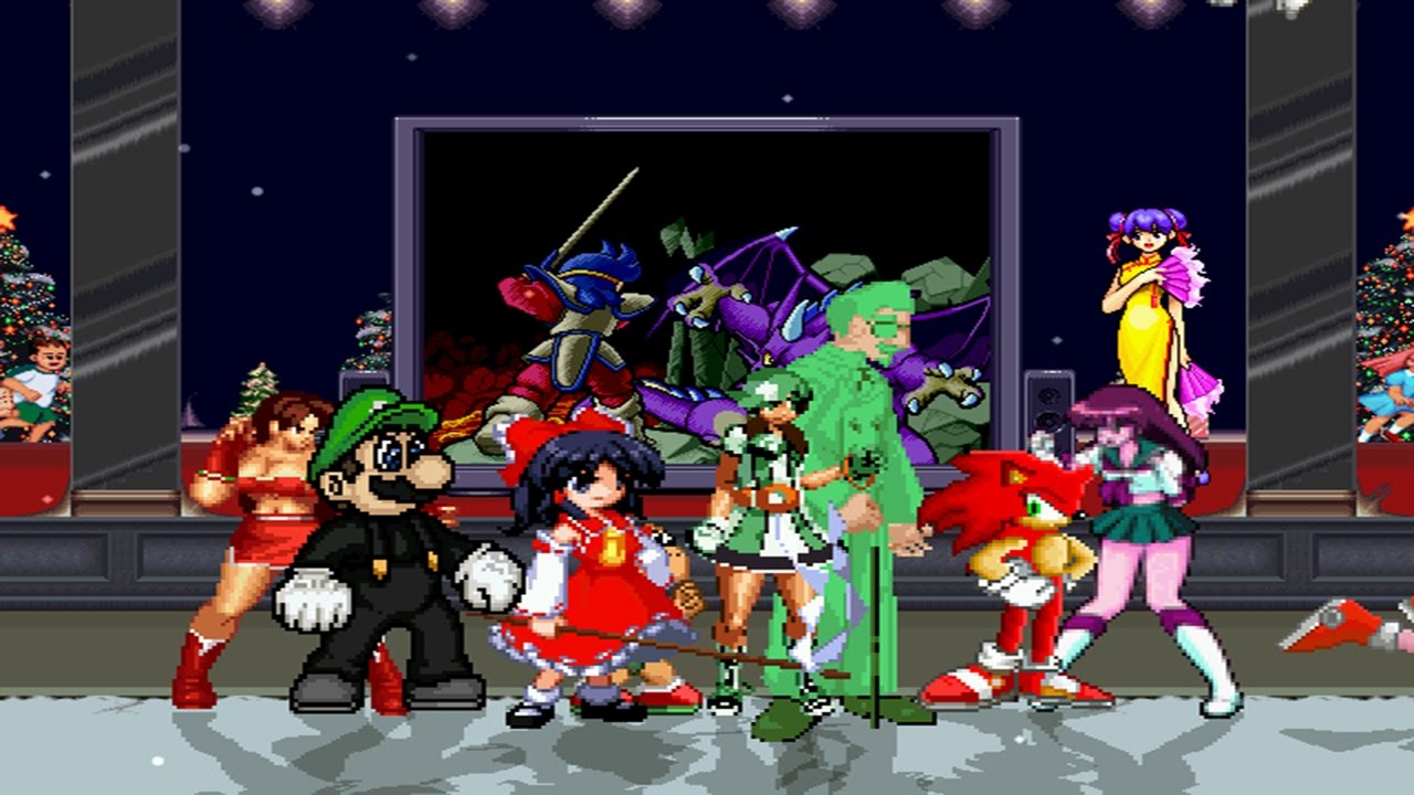 Christmas Party 4v4 Patch MUGEN 1.0 Battle!!!