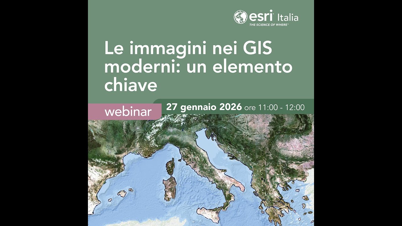 Webinar Le immagini nei GIS moderni  un elemento chiave