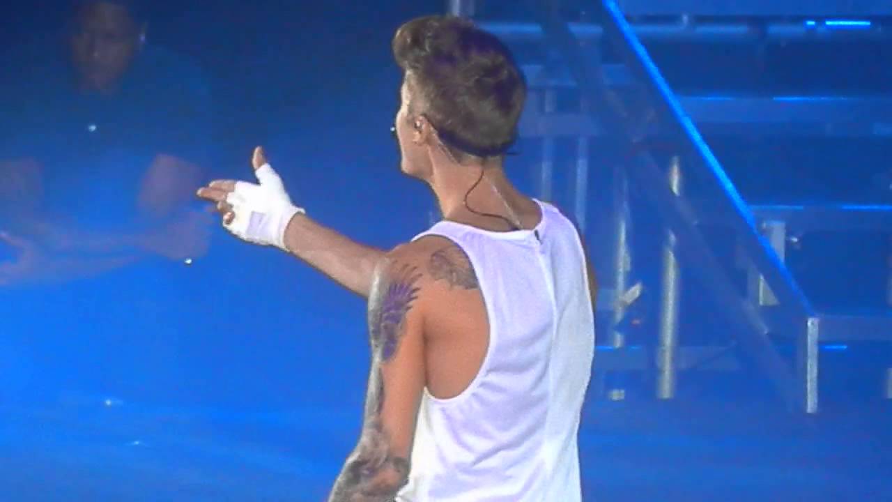 Catching Feelings Justin Bieber Believe Tour Live Adelaide 5.12.13