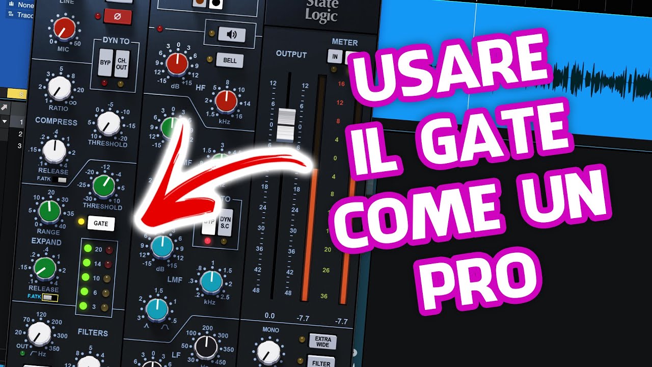 GATE ED EXPANDER: IMPARA AD USARLI COME UN PRO (Mixare, Home Studio, Plugin)